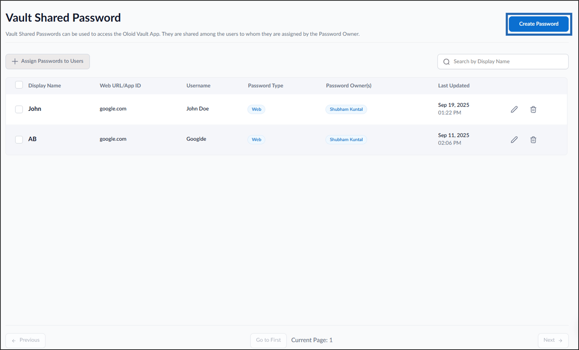 How to Create Shared Password in the... - screenshot 4