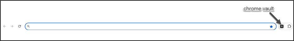 How to log in to Chrome Vault - screenshot 1