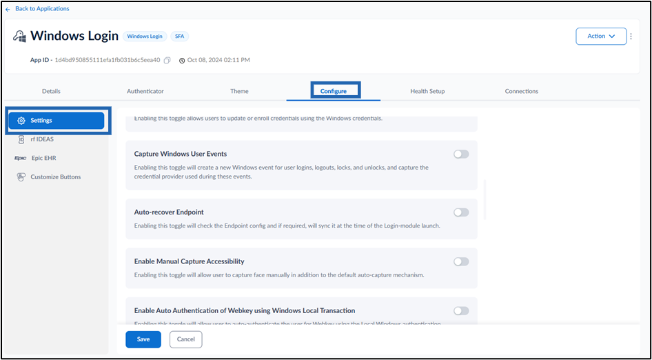 How to enable Capture Windows User... - screenshot 3