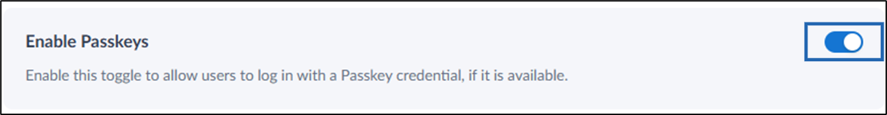 How to enable Passkey in Tenant Admin... - screenshot 4