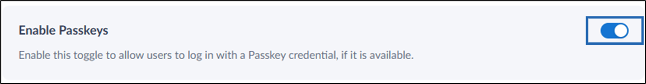 How to enable Passkey in Tenant Admin... - screenshot 4