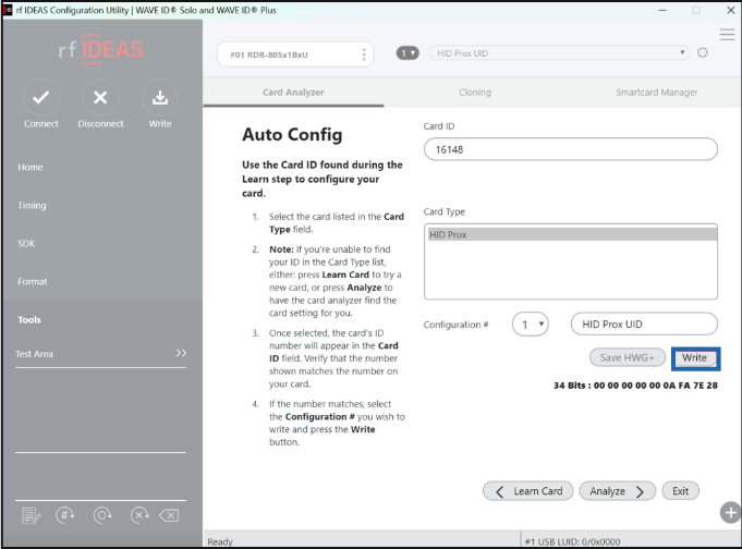 How to configure Card Reader Using RF... - screenshot 12