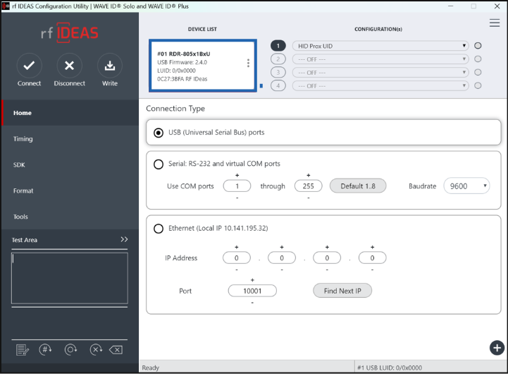 How to configure Card Reader Using RF... - screenshot 15