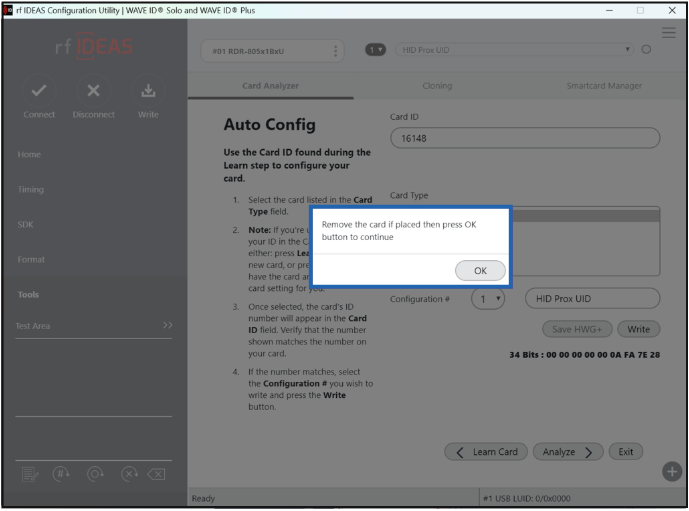 How to configure Card Reader Using RF... - screenshot 13