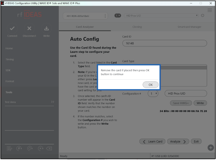 How to configure Card Reader Using RF... - screenshot 13