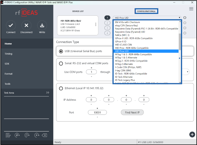 How to configure Card Reader Using RF... - screenshot 16