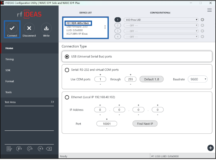 How to configure Card Reader Using RF... - screenshot 3