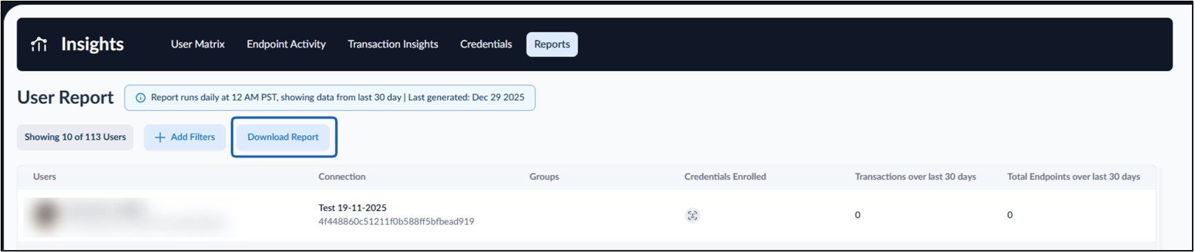 Insights Dashboard: Reports (All Users... - screenshot 3
