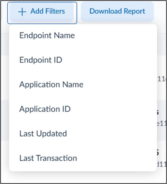 Insights Dashboard: Endpoints Report - screenshot 2