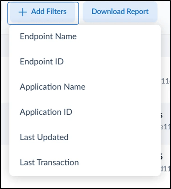 Insights Dashboard: Endpoints Report - screenshot 2
