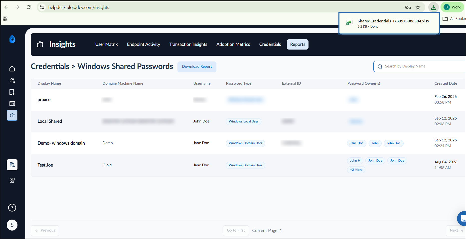 Insights Dashboard: Windows Shared... - screenshot 4