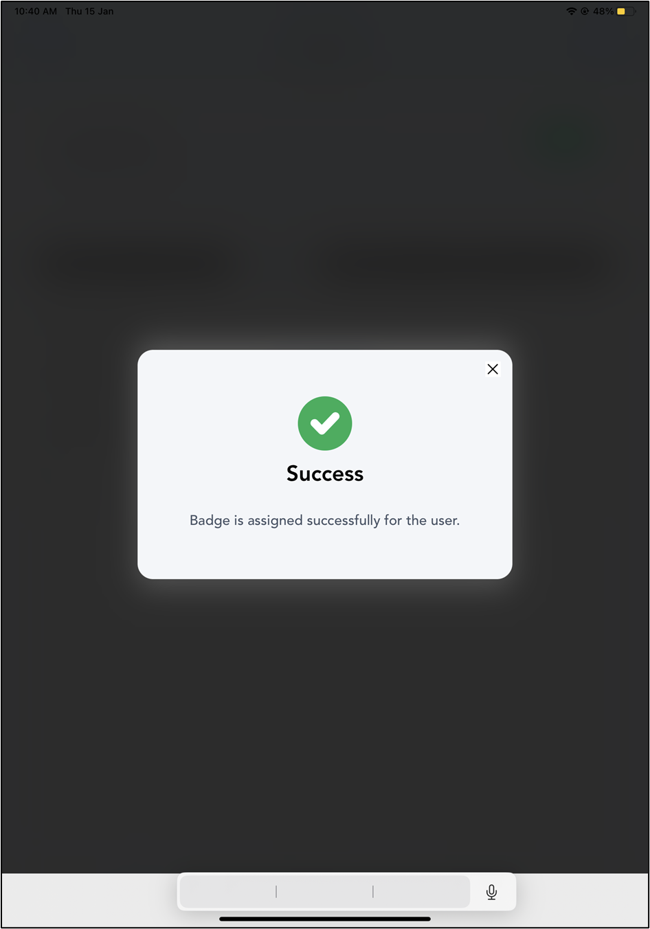 Assign Badge - screenshot 8