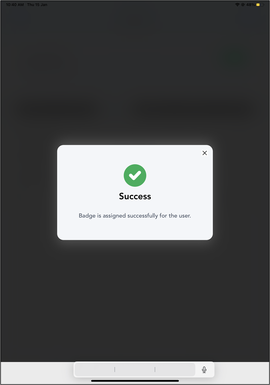 Assign Badge - screenshot 8