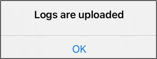 How to share Logs with App Developer - screenshot 9