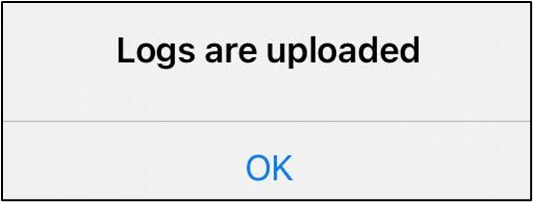 How to share Logs with App Developer - screenshot 9