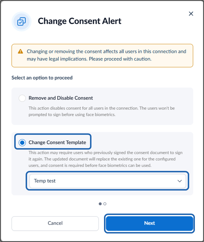 How to Change Consent Template of a... - screenshot 9