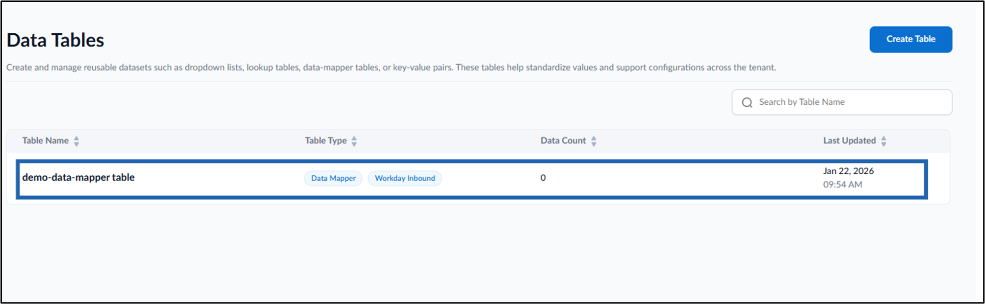 Inbound in the Tenant Admin Portal - screenshot 4