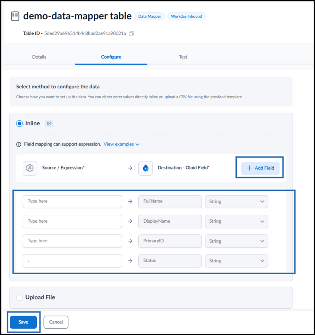 Inbound in the Tenant Admin Portal - screenshot 6