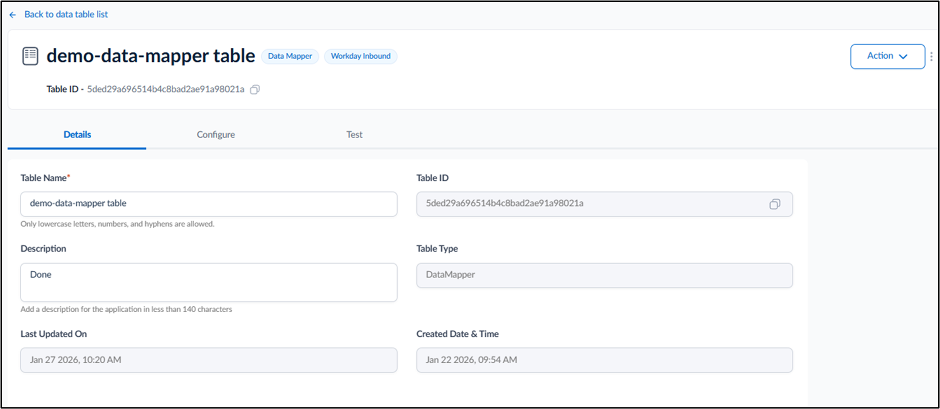Inbound in the Tenant Admin Portal - screenshot 3