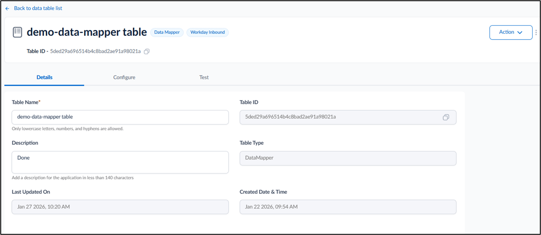 Inbound in the Tenant Admin Portal - screenshot 3