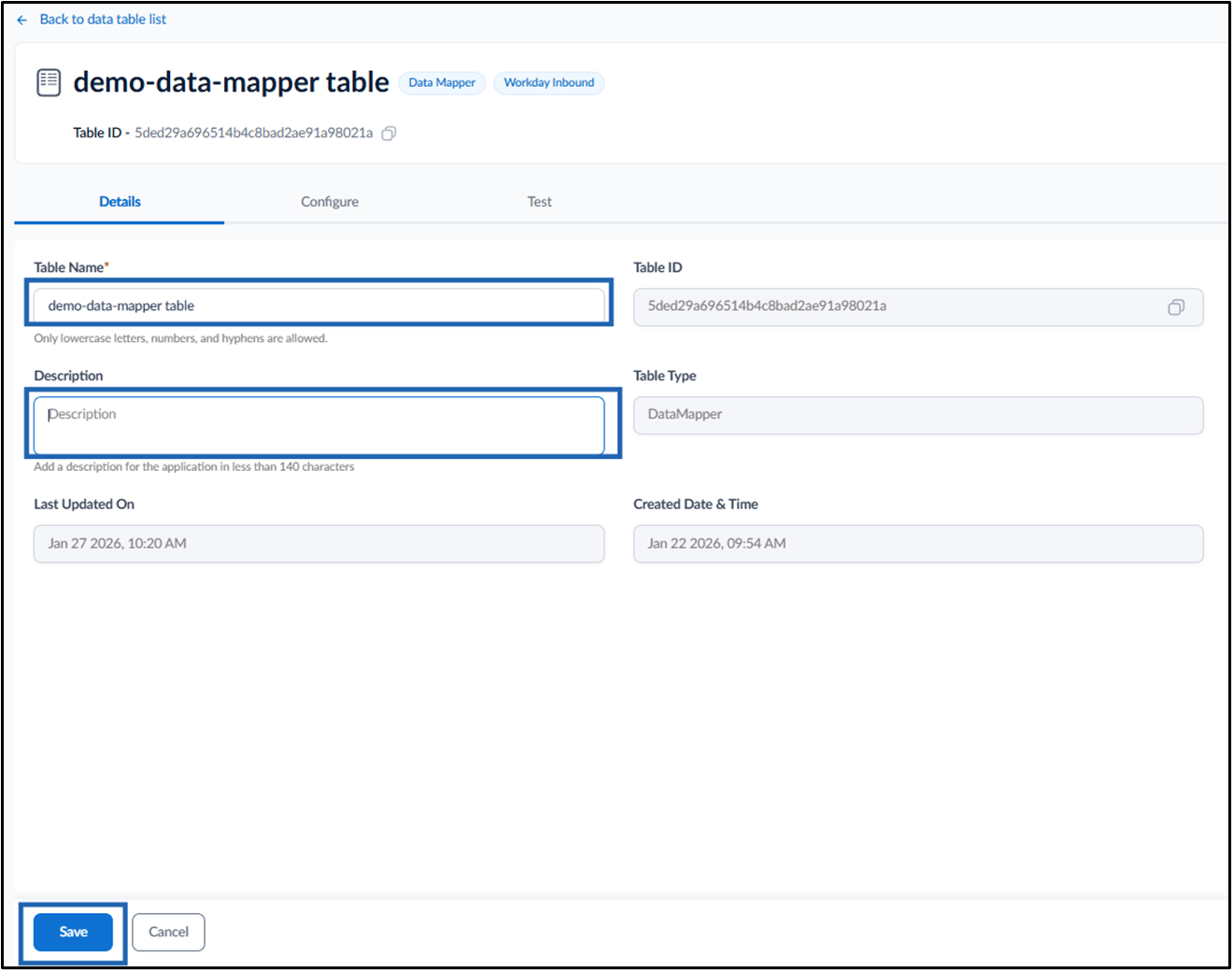 Inbound in the Tenant Admin Portal - screenshot 4