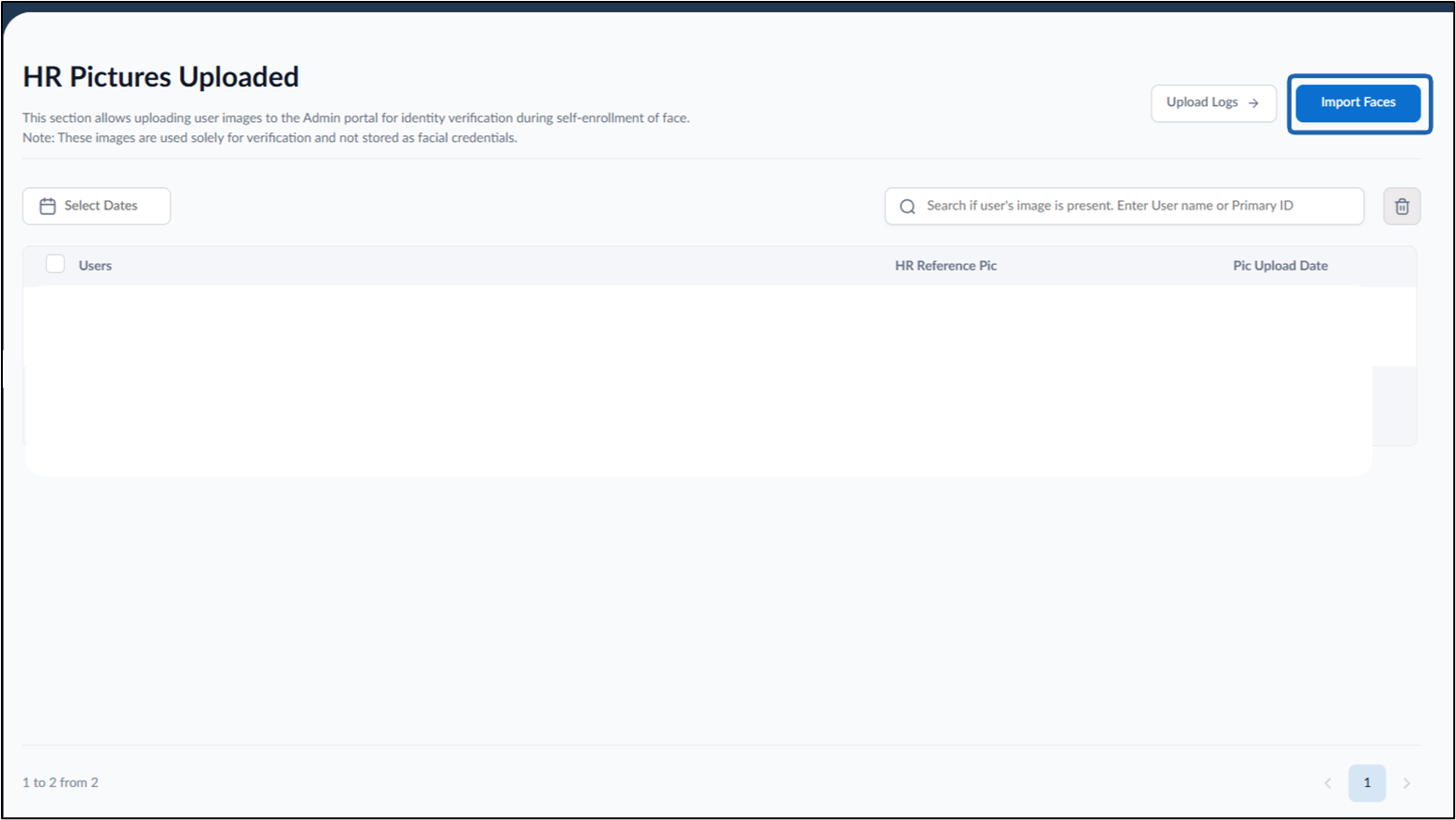 How to Import Faces for HR Picture... - screenshot 2