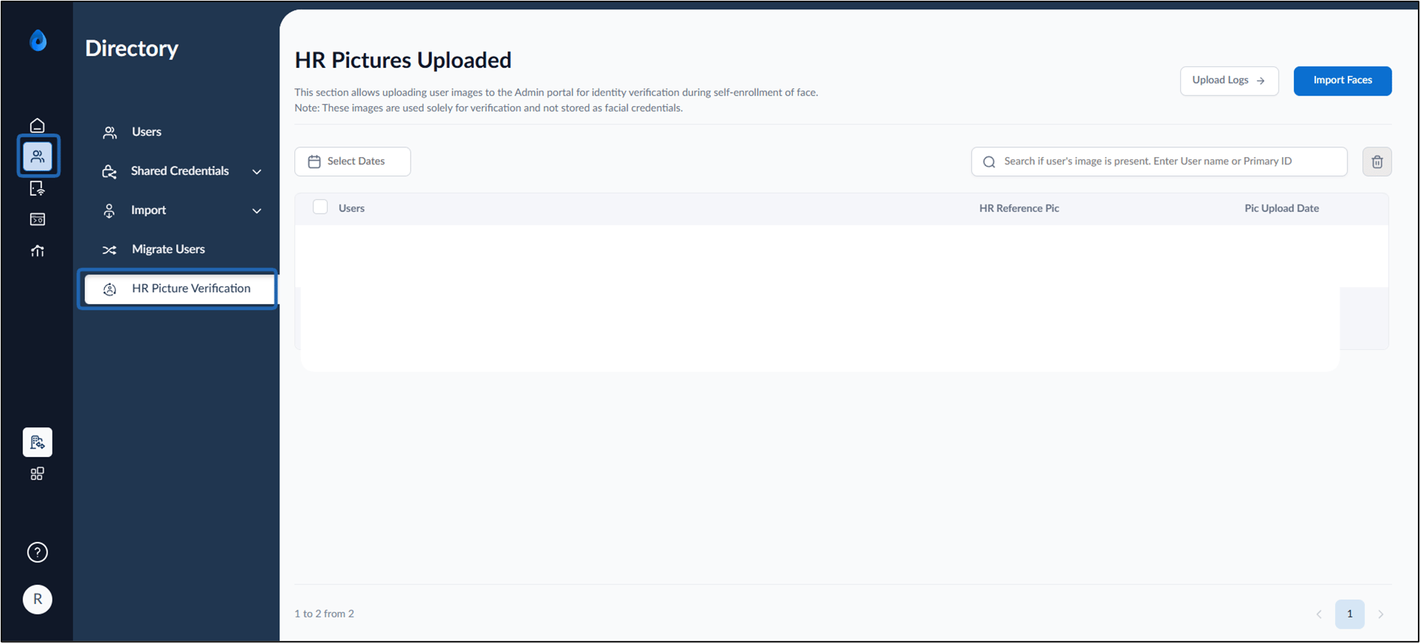 How to Import Faces for HR Picture... - screenshot 1