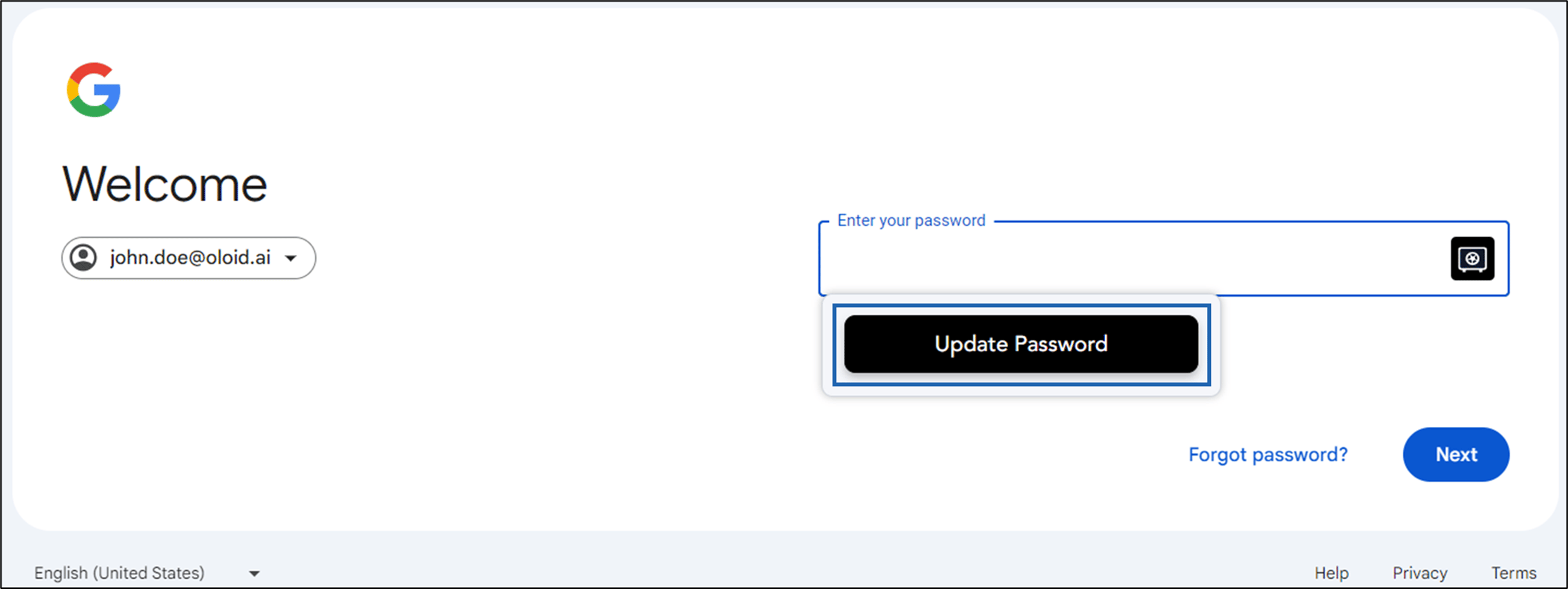 How to update password in Chrome Vault - screenshot 1