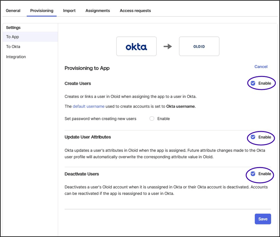Oloid Configuration Guide for Okta... - screenshot 9
