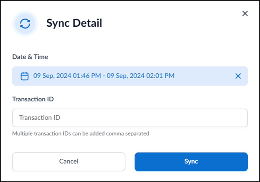How to sync transaction in Endpoint - screenshot 1