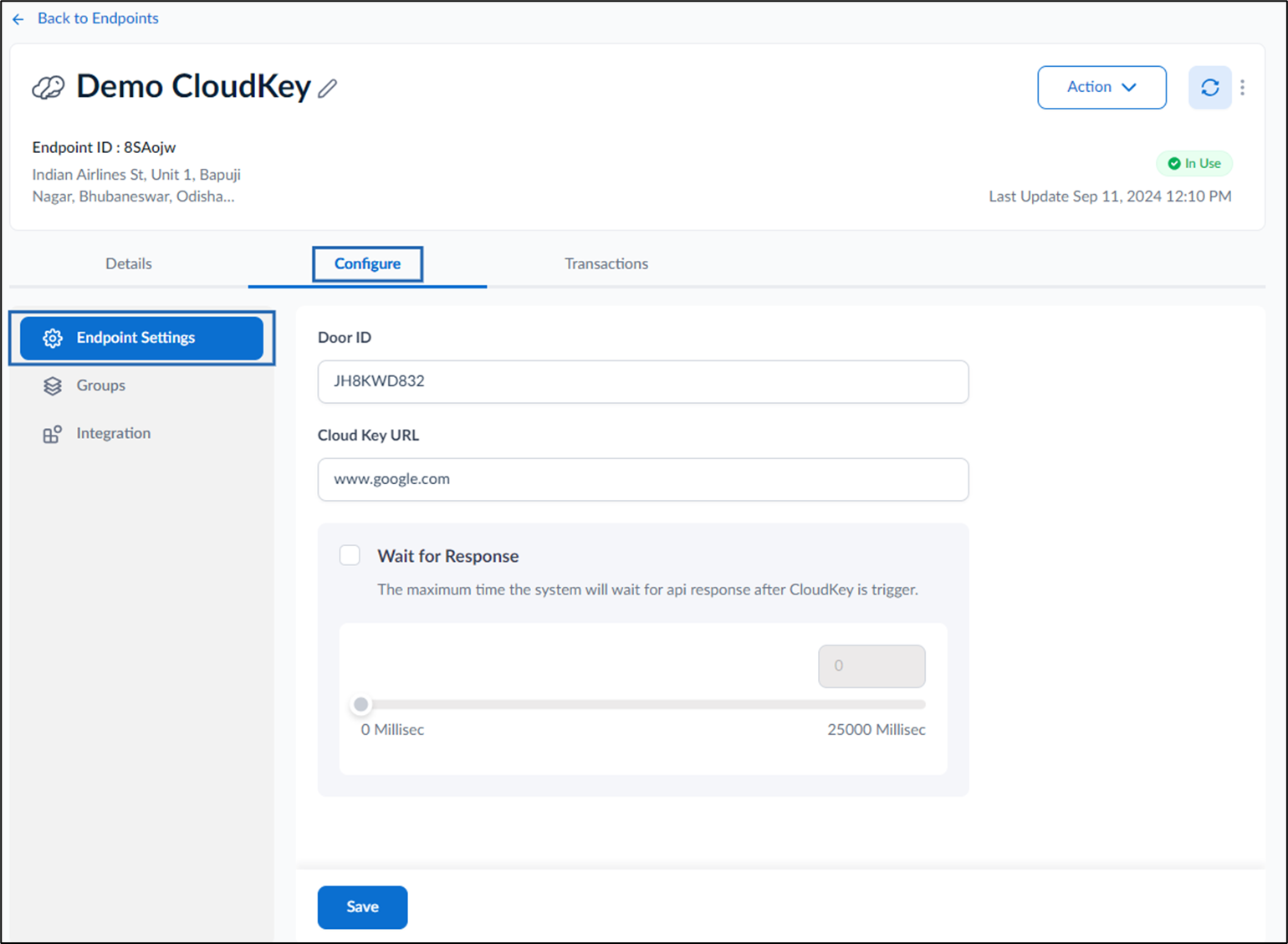 How to Configure CloudKey Endpoint - screenshot 5