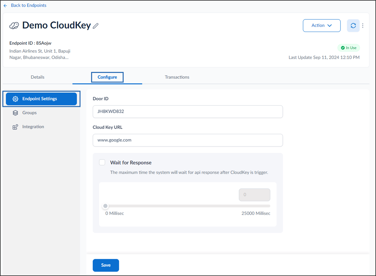 How to Configure CloudKey Endpoint - screenshot 5