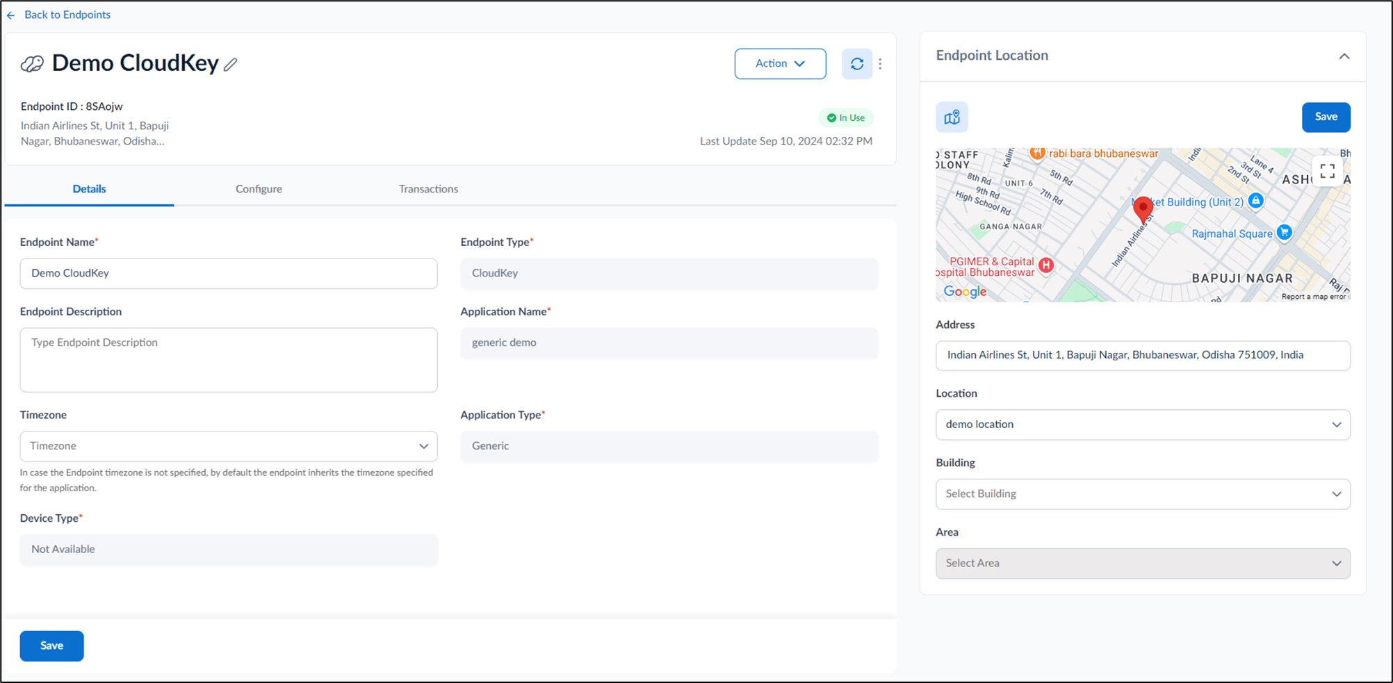 How to Configure CloudKey Endpoint - screenshot 2