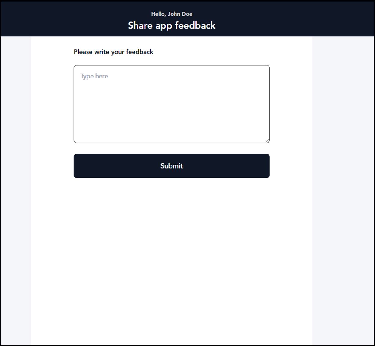 How to share feedback using Oloid User... - screenshot 2