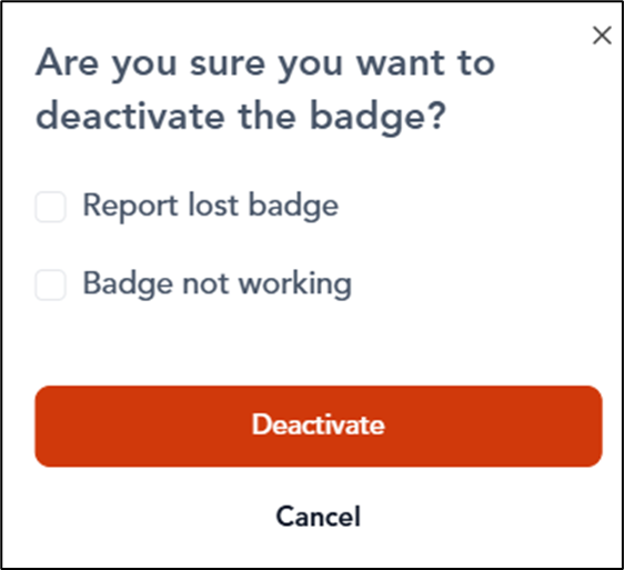 How to Deactivate Badge in Oloid User... - screenshot 1