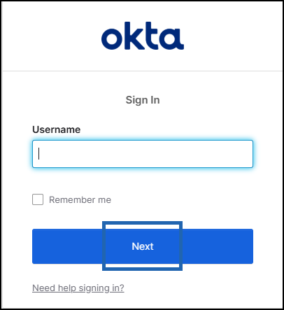 Onboard Face Using Okta SSO with Custom... - screenshot 1