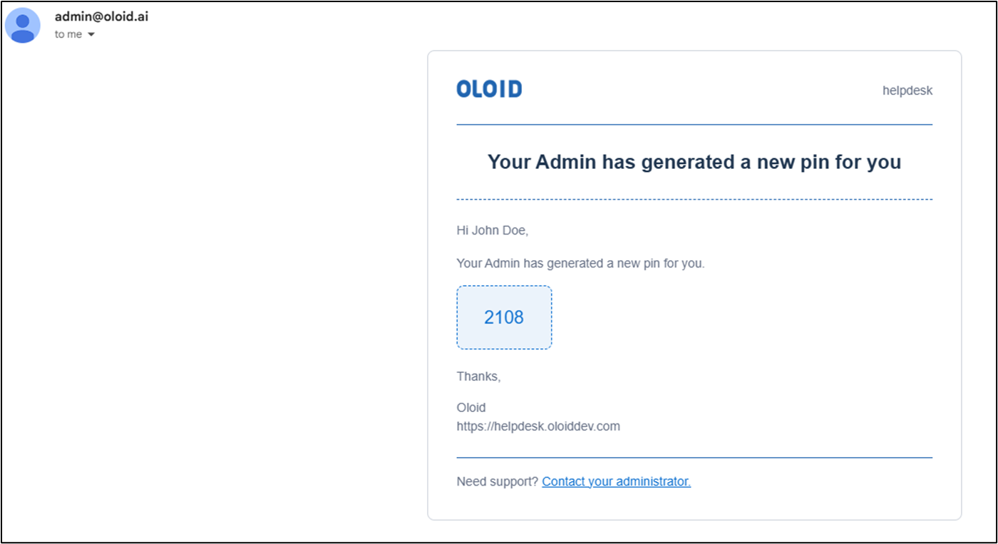 How to Send PIN to User via email in... - screenshot 7