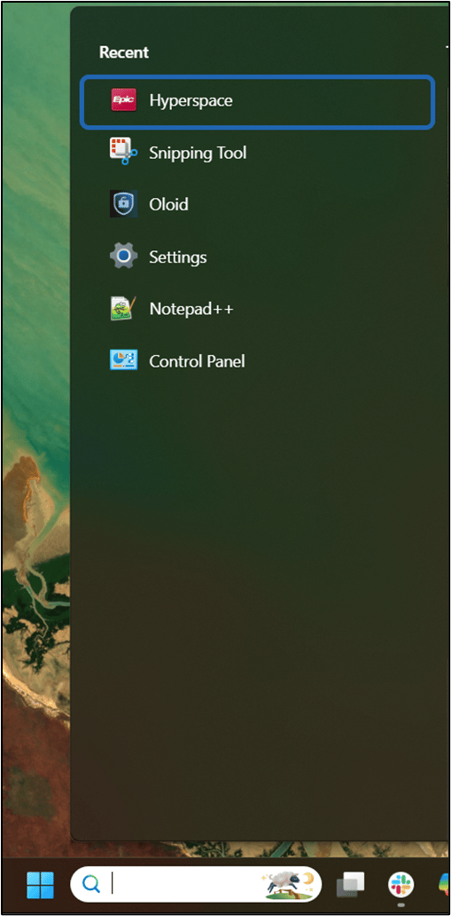 How to Log in to Epic Hyperspace using... - screenshot 1