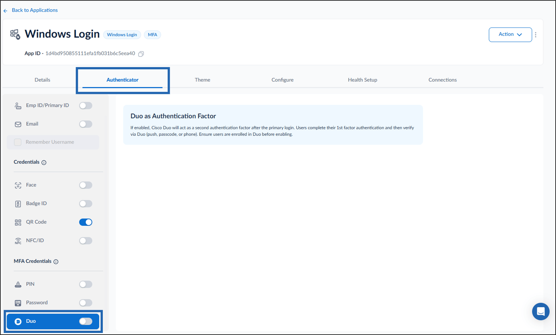 How to enable Duo MFA credential for... - screenshot 3