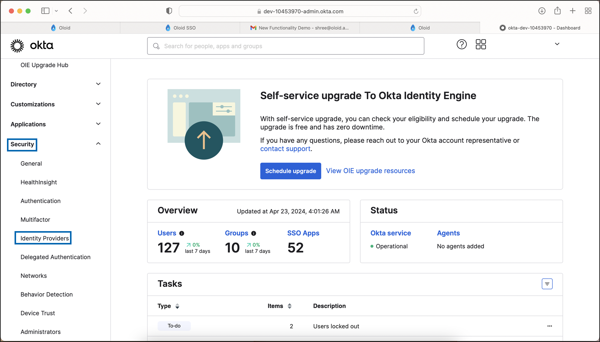 How to Create and Configure Okta (OIDC)... - screenshot 1