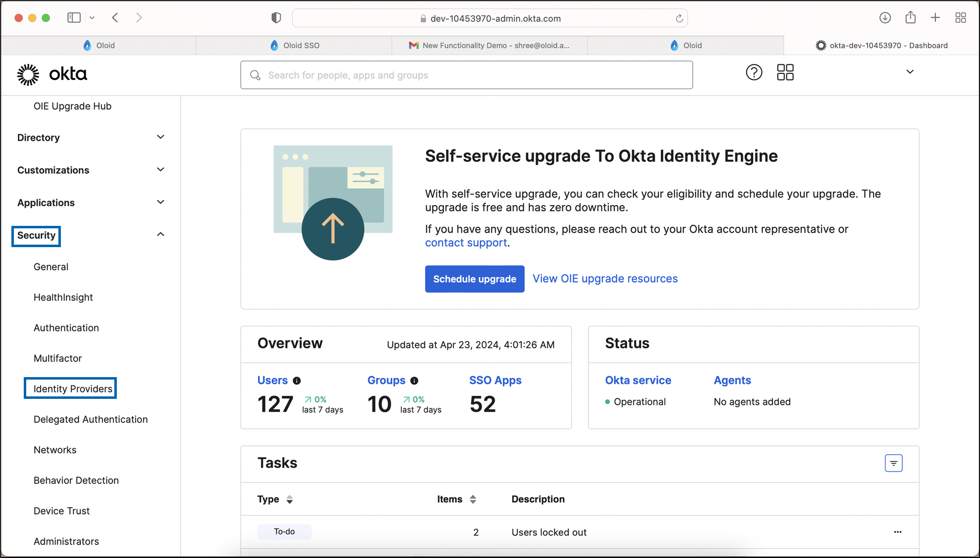 How to Create and Configure Okta (OIDC)... - screenshot 1