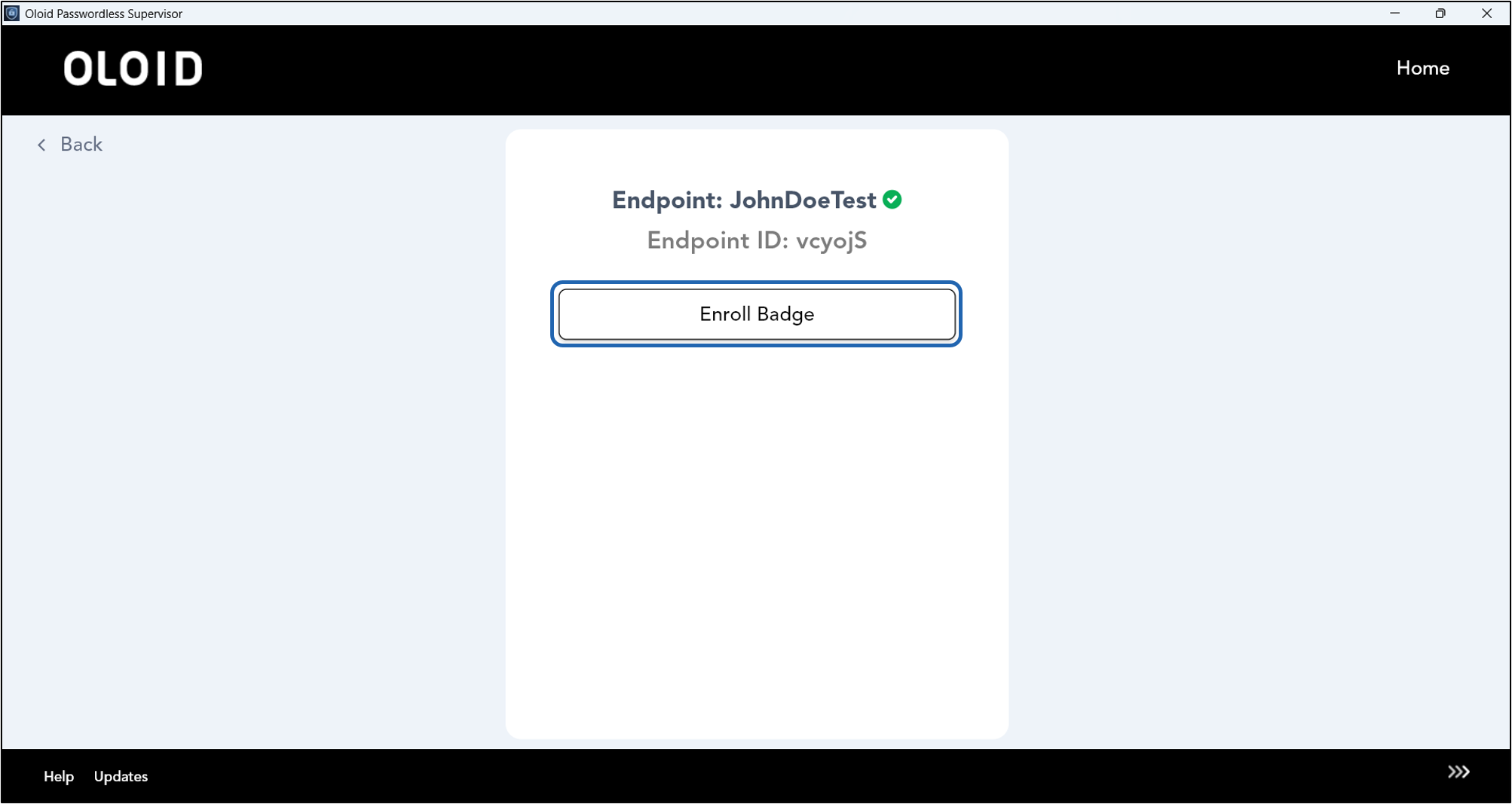 How to Enroll Badge using Supervisor App - screenshot 2