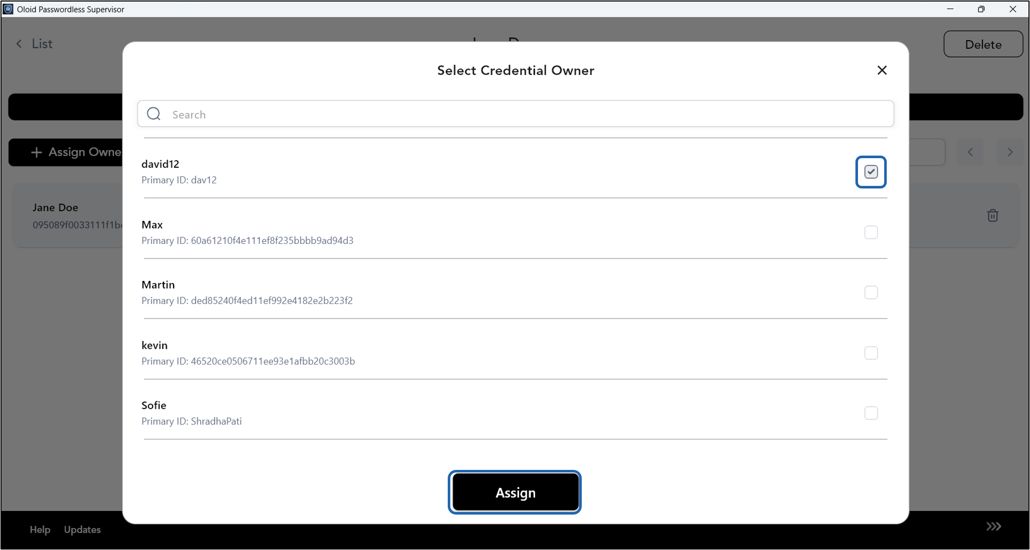 How to Assign Credential Owners to... - screenshot 4
