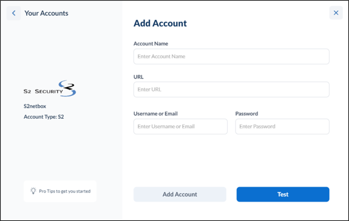 S2netbox Account - screenshot 1
