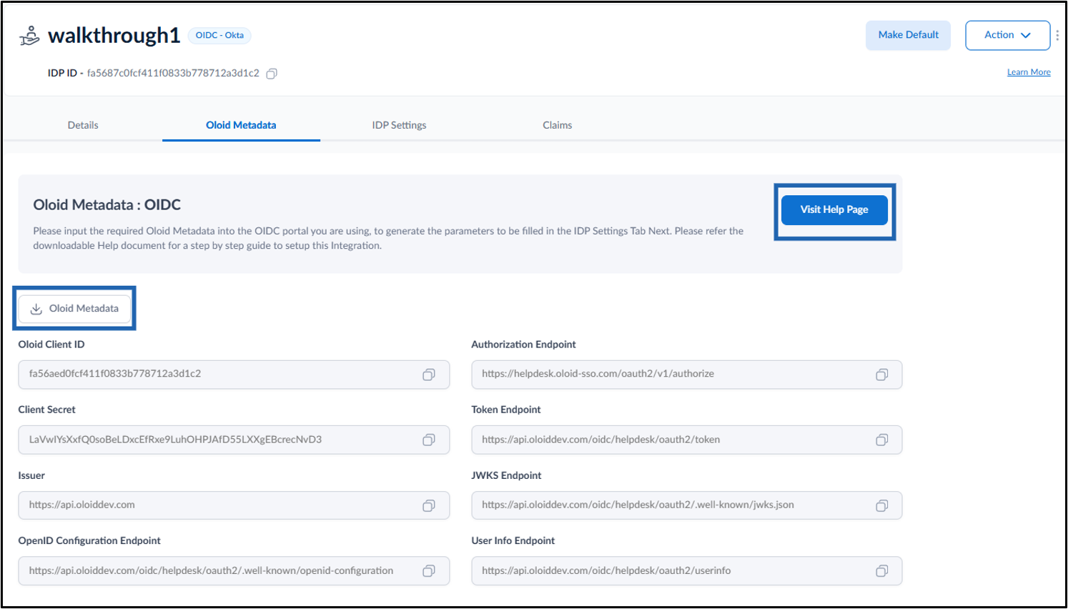 How to Configure OIDC - Okta IDP Profile - screenshot 12