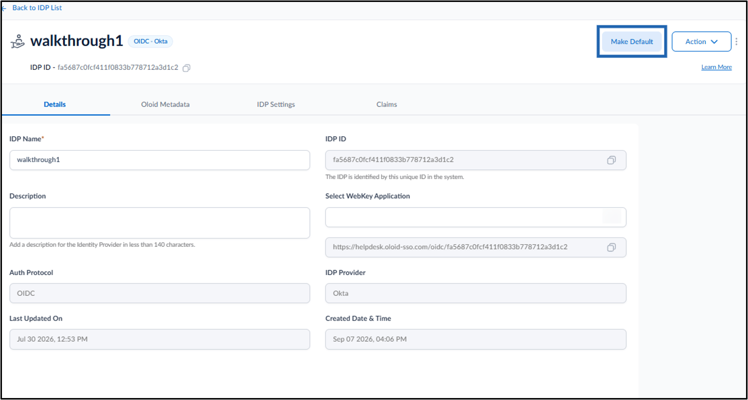 How to Configure OIDC - Okta IDP Profile - screenshot 6