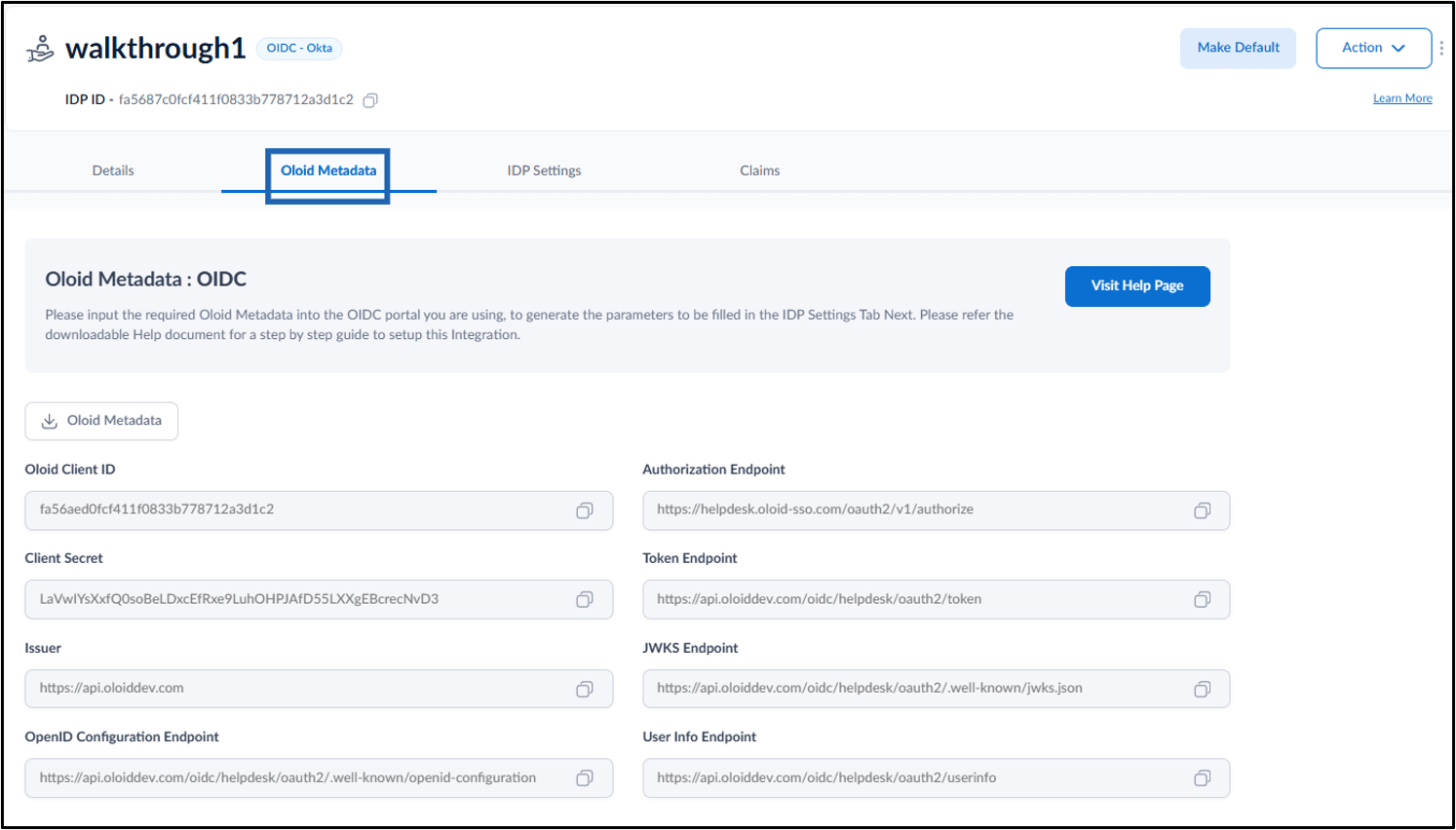 How to Configure OIDC - Okta IDP Profile - screenshot 11