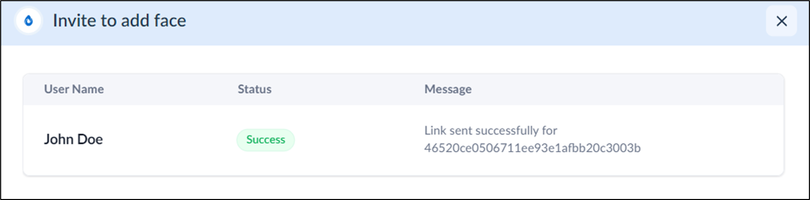 How to send Invite to add face using... - screenshot 3