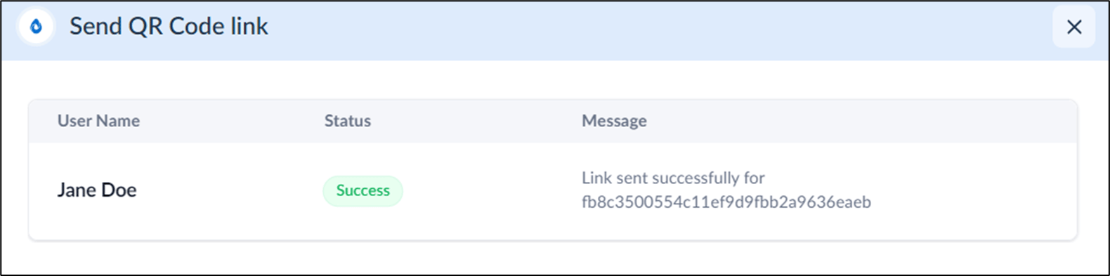 How to send QR code link using Oloid... - screenshot 3