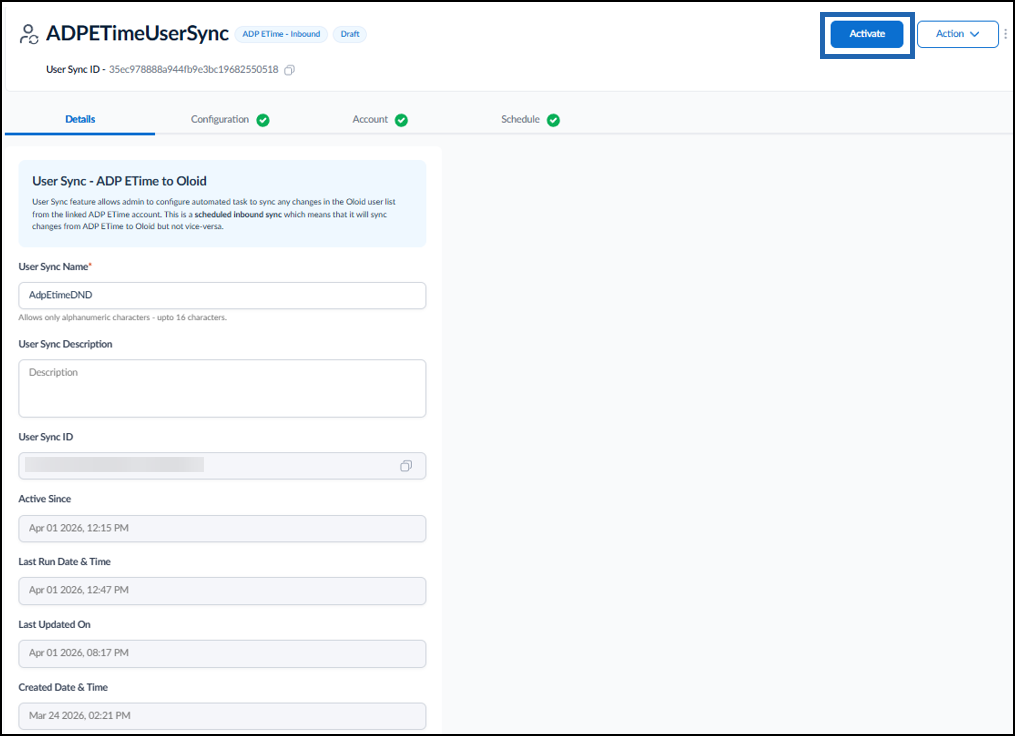 Inbound in the Tenant Admin Portal - screenshot 3